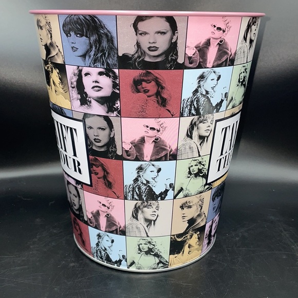 Taylor Swift Pink Popcorn Tin Official Taylor Swift Eras tour - Picture 2 of 3
